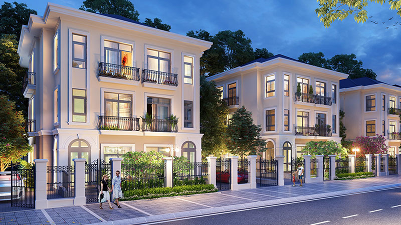 Biệt thự song lập Vịnh Mây