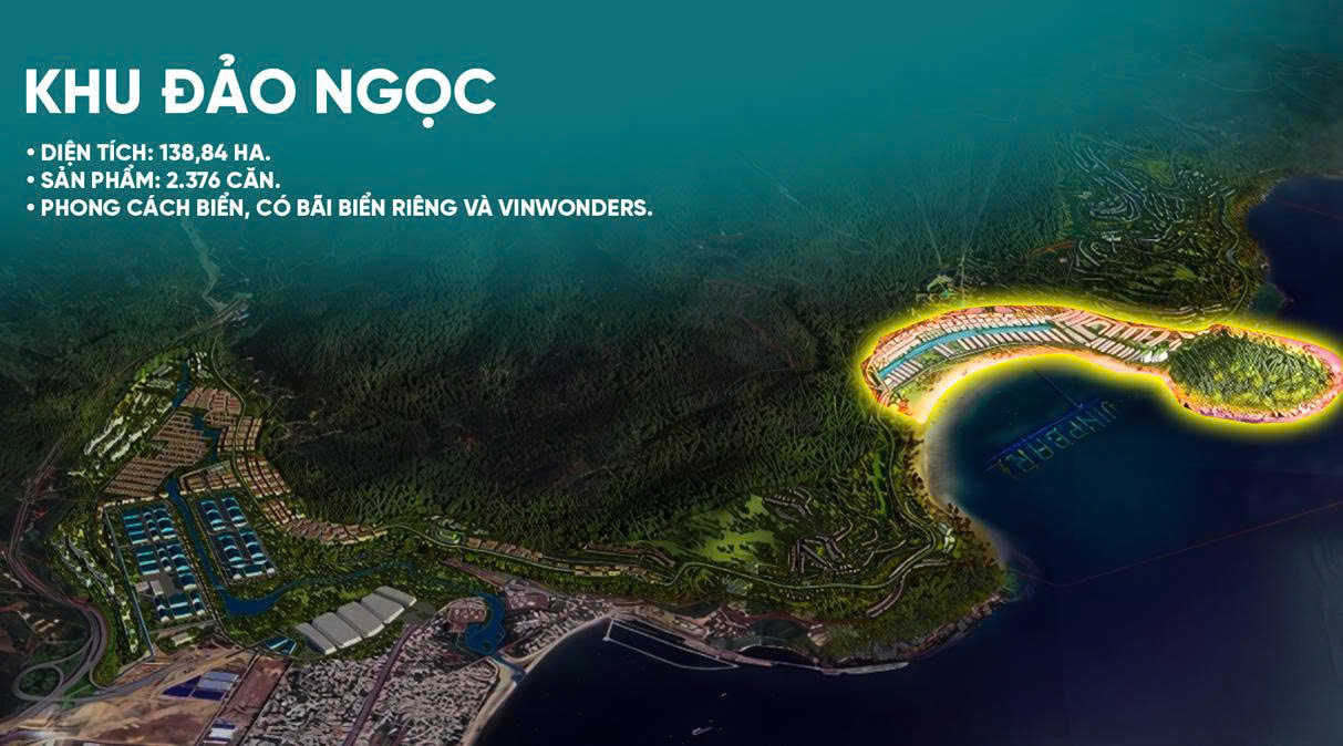 Khu Đảo Ngọc Tại Vinhomes Hải Vân Bay – Trung Tâm Biểu Tượng Và Tâm Điểm Tăng Giá Mạnh Nhất Dự Án